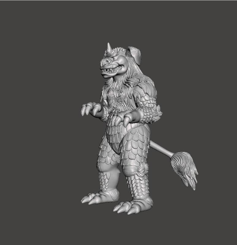 CLASSIC RETRO KING CAESAR FAN ART STYLE