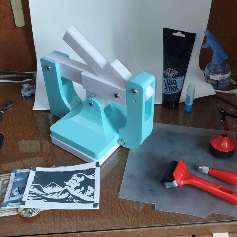 A5 Linocut Hand Press Kit
