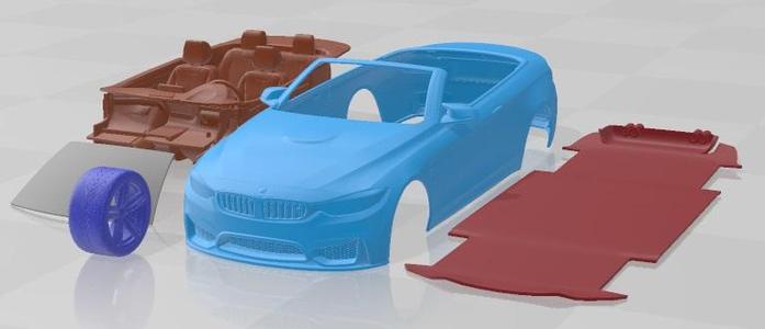 BMW M4 F33 Convertible 2015 Printable Car