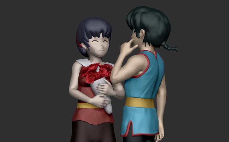 Ranma and Akane (Ranma ½)