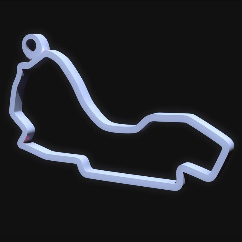 KEY RING ALBERT PARK - FORMULA 1 - 2024