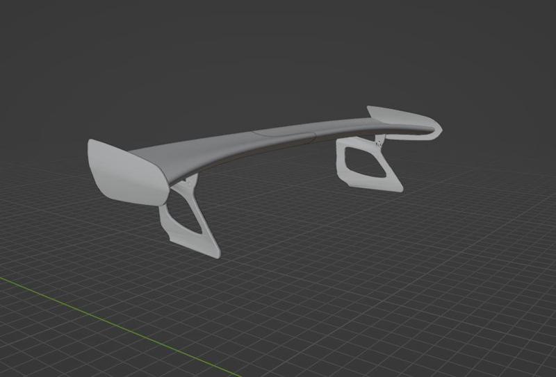 Gt3RS Style Rear air Foil