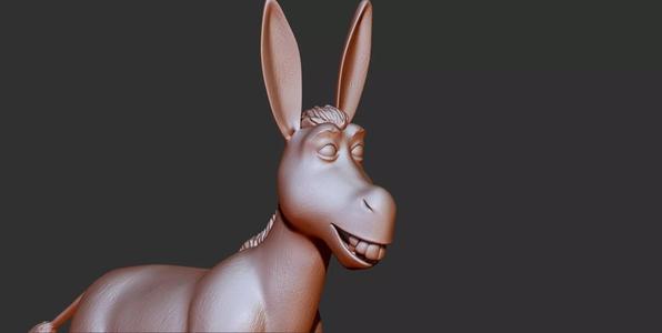 donkey 3d print model