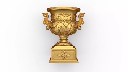 Classical urn decorative onlay cnc 3d printing stl 02