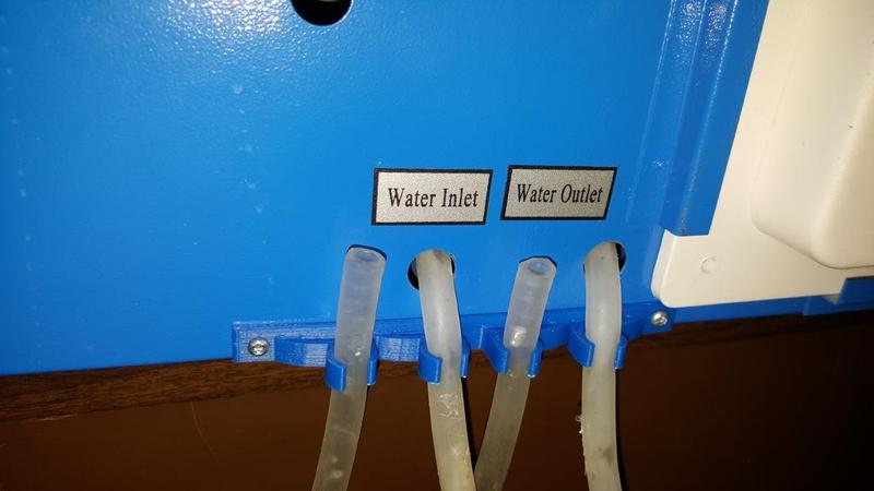 Clip for Chinese 40W Laser Cutter water coolant tubing