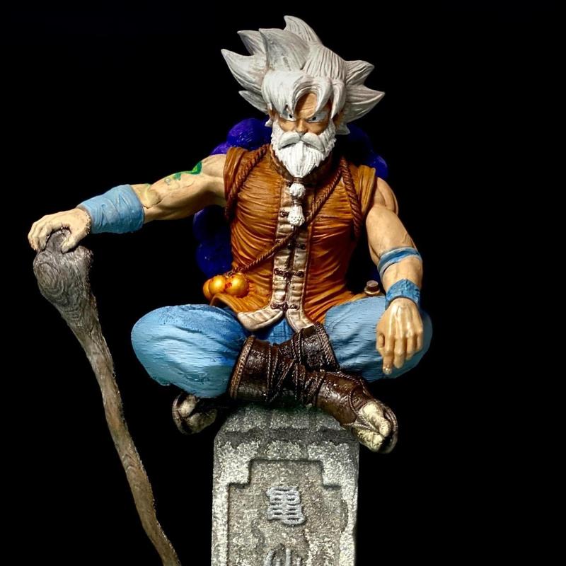MASTER GOKU STL FILE HIGH QUALITY PRINTER MODEL GIFT MOVIE LOVER GAME CUSTOM ACTION FIGURE COMIC 3D MODEL