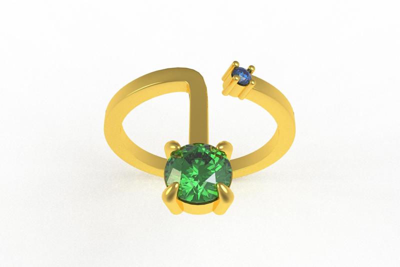 00017 Simple Adjustable Ring