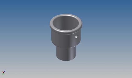 Telescope Eyepiece Adapter 0.965" Male to 1.25" Female
