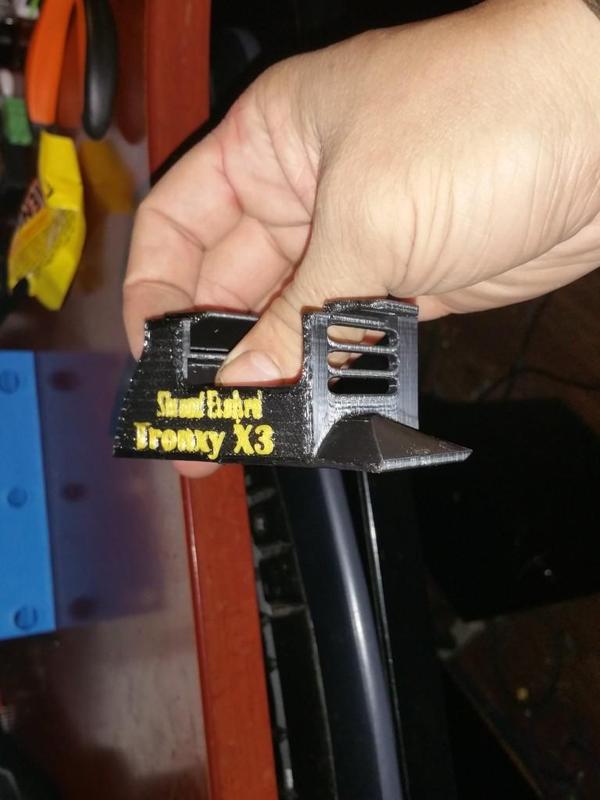 Tronxy X3 Hotend Shroud - Shroud Evolved