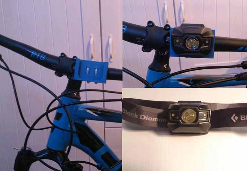 Black Diamond headlamp bar mount