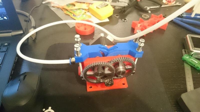 double hobbed Extruder for 3mm Filament