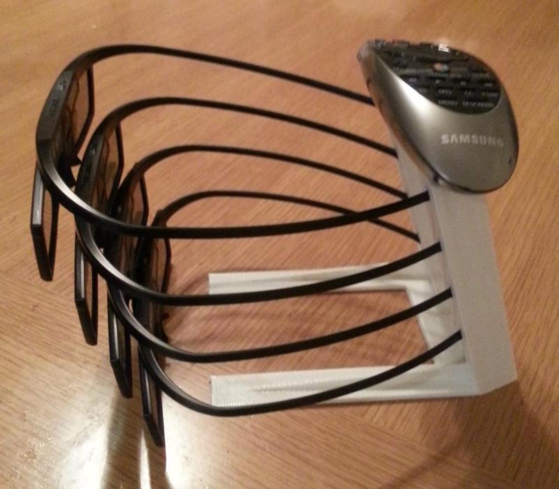 Samsung TV 3D Glasses Rack