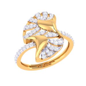 Printable 3D jewelry model of Lady diamond ring