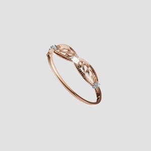 3D Printable Jewelry design of Bangle with diamonds