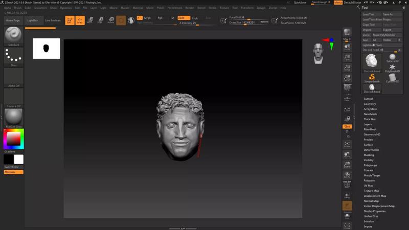 Alfred Molina Doc Ock Headsculpt