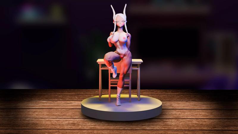 MIRKO-NUDE  My hero academia-Rumi Usagiyama