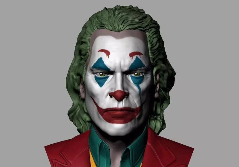 Joker - Joaquin Phoenix Bust 3D print model - 2019
