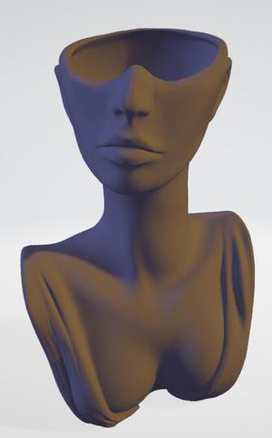 DECOR HEAD VASE WOMEN