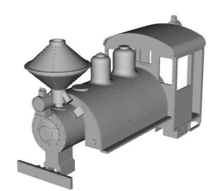 Baldwin 0-6-0-saddle tank loco narrow gauge 1/43 scale