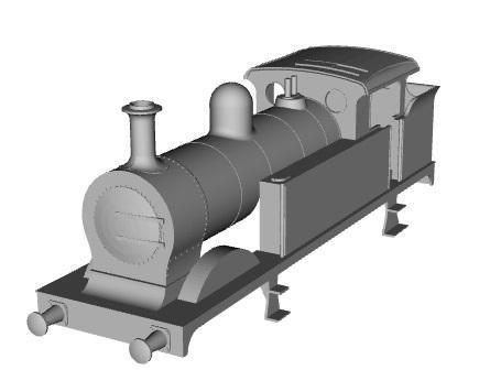 SECR H class 0-4-4T loco 1/32 scale