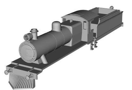 Ceylon(Sri Lanka) Railways B1 Steam loco 1/100 scale