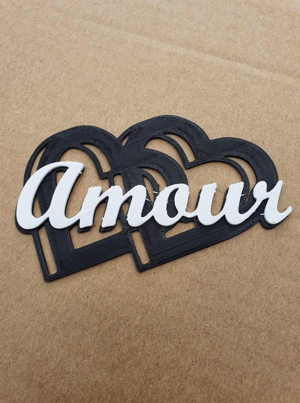 solid heart love stickers