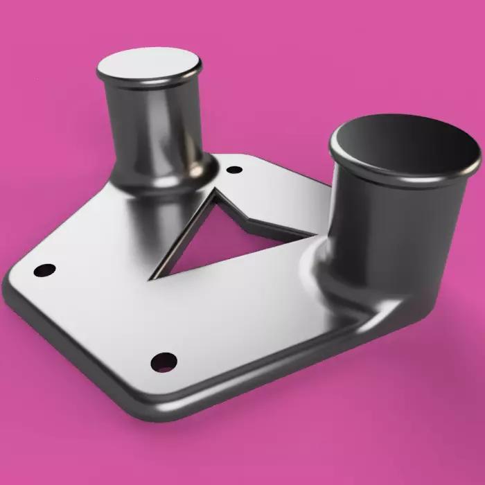 Meepo Board Electric Skateboard Double Bar Flashlight Mount