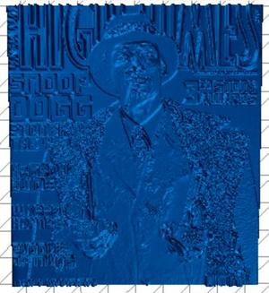 Snoop Dog -High times- paint it your self wall art poster