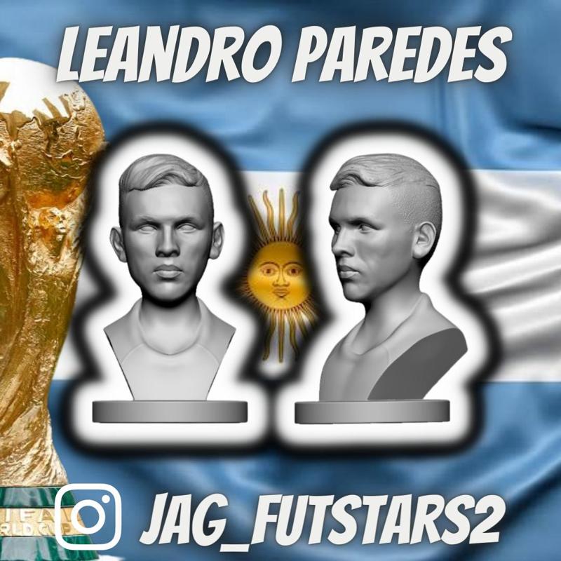 Argentina 2022 - Leandro Paredes - Soccer Bust