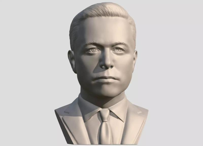 Elon Musk bust