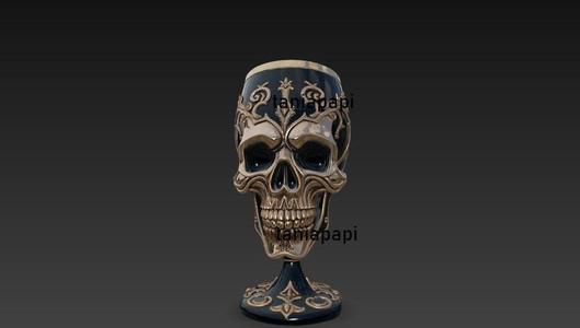 Skull cup