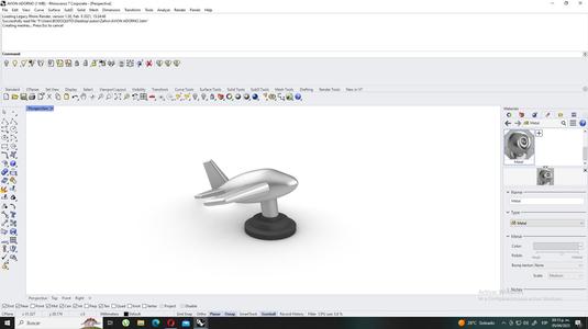 Adornor airplane for truck 1/32