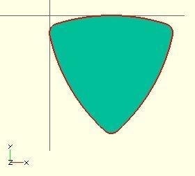 2D Guitar Pick