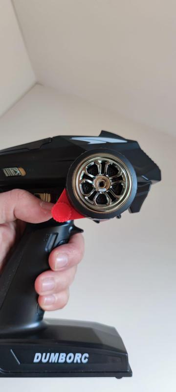 DumboRC Transmitter steering assistance thumb steering