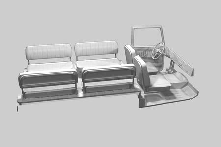 TOYOTA FJ45 TROOPY INTERIOR