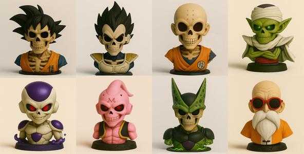 Dragon Ball Skull Bust Collection