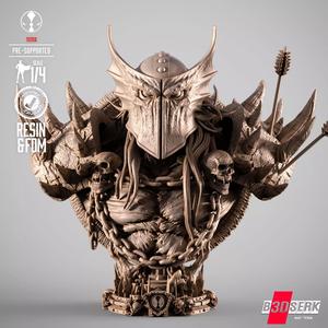 B3DSERK Dark Age Spawn Portrait Bust