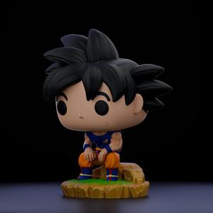Dragon Ball Z Goku End POP fanart ~digital .stl files~.