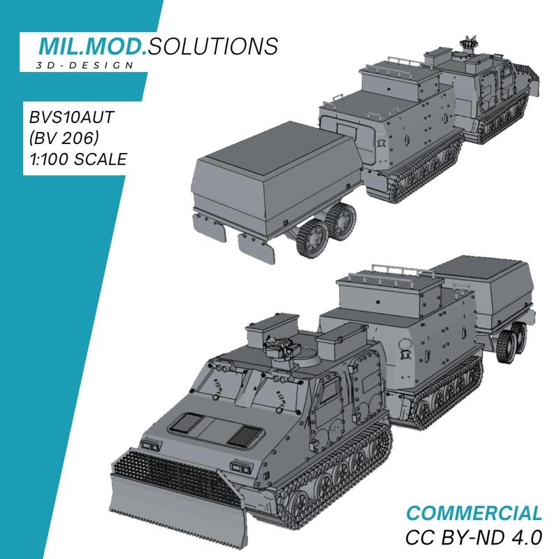 Commercial License - BvS10AUT (Bv 206) Försvarsmakten NATO