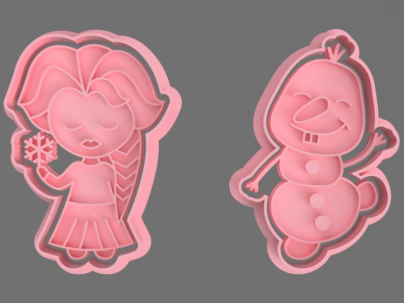 MINI FROZEN CUTTER FOR COOKIE AND FONDANT