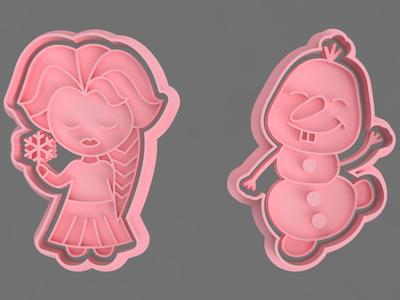 MINI FROZEN CUTTER FOR COOKIE AND FONDANT