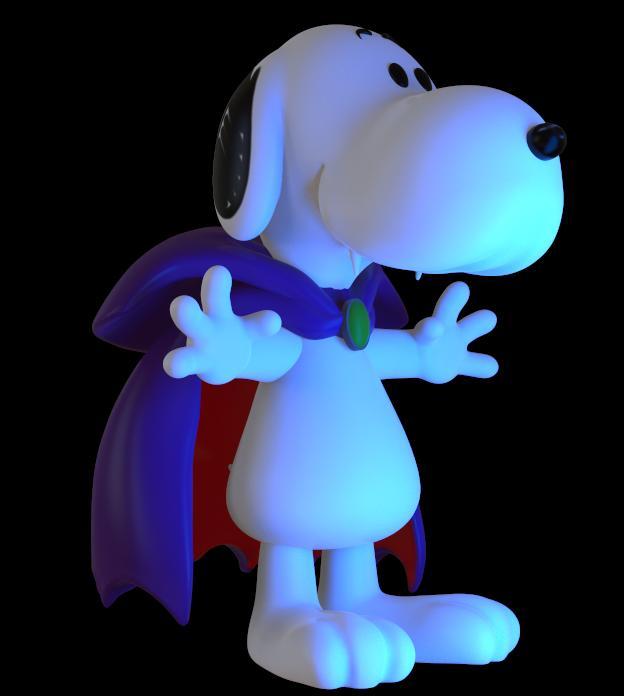 SNOOPY VAMPIRE "HALLOWEEN" (PARTS AND COMPLETE)