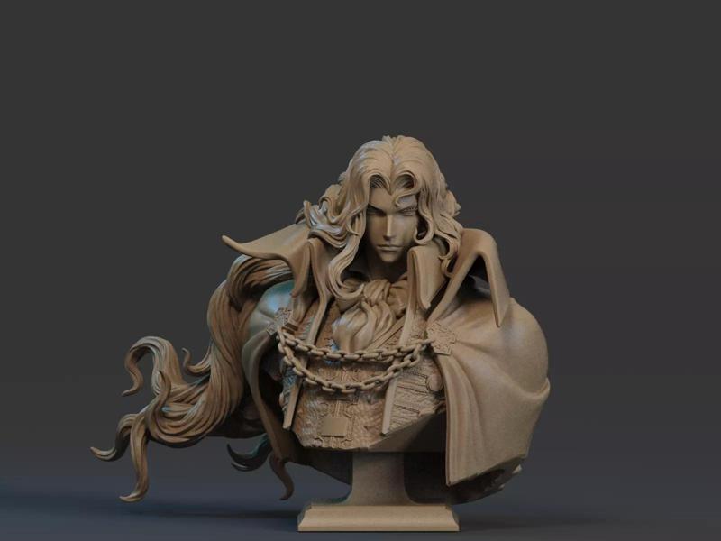 Alucard Bust 3D Print
