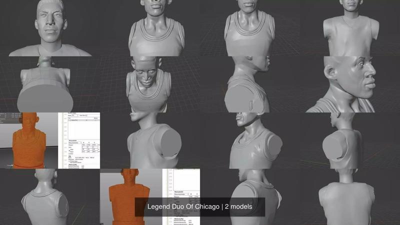 Legend Duo Of Chicago 3D Model Collection