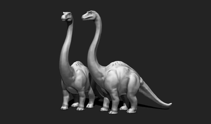 Brachiosaurus STL - Prehistoric Sauropod Dinosaur