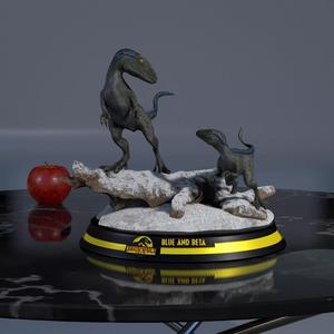 Blue and beta Jurassic World  Blue y beta