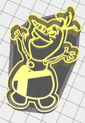 2 Biscuit Moulds - Disney - Princess - Mickey - Dingo - Bambi - The Lion King - Pinocchio - Pluto - Frozen - Dumbo - Aladdin - Cookie cutter- Cookie cutter