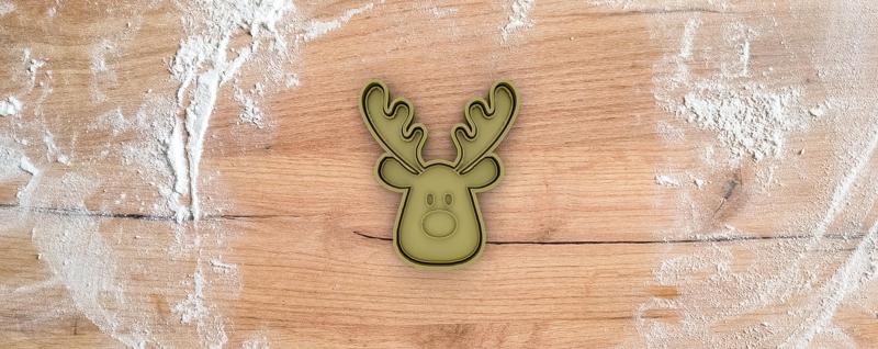 Reindeer cookie cutter from Christmas