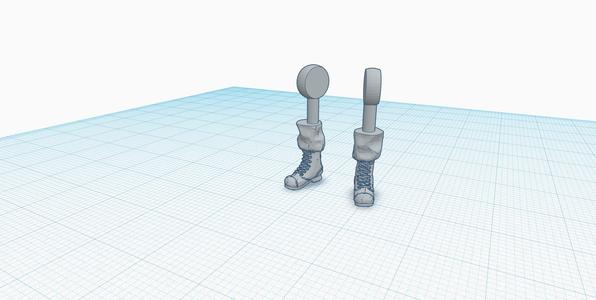 US soldier footprint for 1/35th diorama