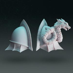 Alpha - shoulders pack hydra - 2 - 3D print